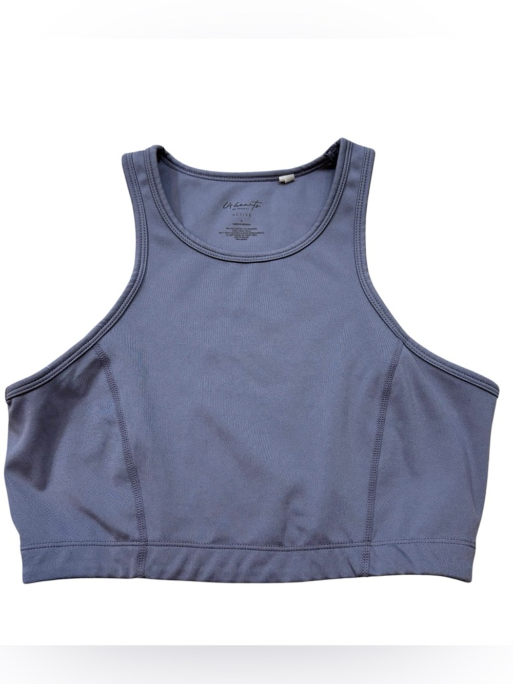 LA Hearts by PacSun Active Grey High Neck Sports Bra Size Smallâ